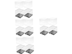 Juego De 4 Cajas Expositoras Cúbicas Para Almacenamiento Y Organización.