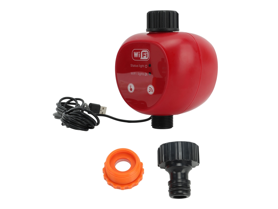Dispositivo De Riego Automático Inteligente Con Temporizador Wifi, Rosca Hembra G3/4 Para Uso En Interiores, Jardín Y Hogar.