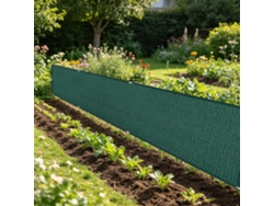 110 X 270 Cm, Mampara Privacidad, Hdpe, Protección Uv, Color Verde Oscuro, Para Balcón