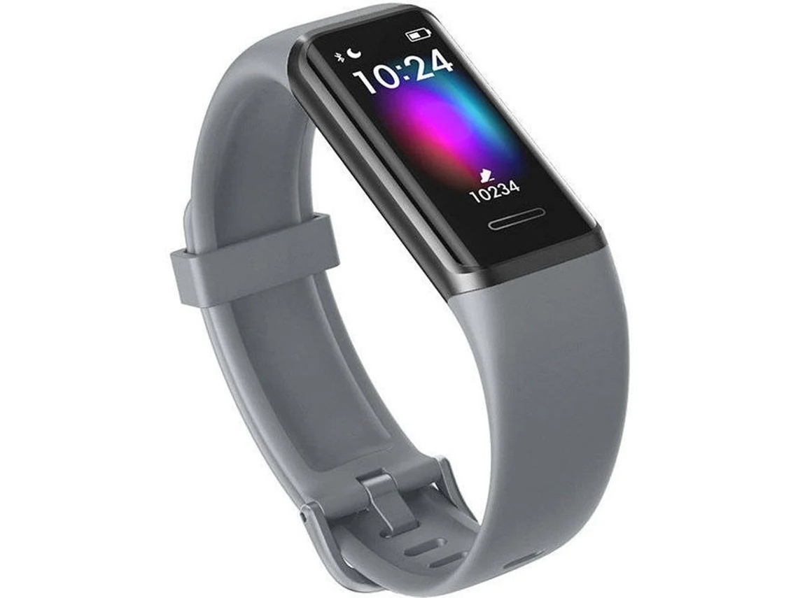 Reloj deportivo, monitor de actividad con monitor de frecuencia cardíaca y monitor de sueño Yizhood (gris)