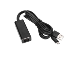 Adaptador De Rede Lan Micro Usb Para Rj45 10/100mbps Plug And Play Para Fire Tv Stick
