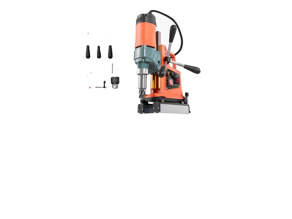 Taladro magnético, velocidad variable de 0 a 750 RPM, base magnética potente, 1400 W (sin función de perforación).