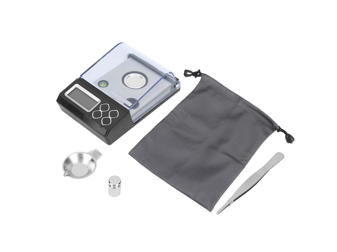 Báscula digital de precisión en miniatura 30/0,001 g para joyería y diamantes de laboratorio