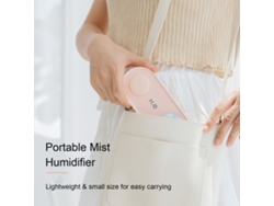 Humidificador Portátil Para Botellas De Agua Con Luz Nocturna, Recargable Por Usb, Vapor Frío, 2 Modos.