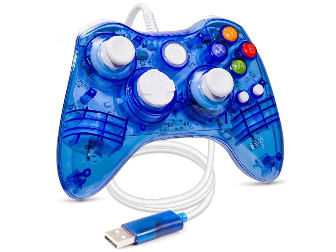 Controlador con Cable para Xbox 360 y PC Windows