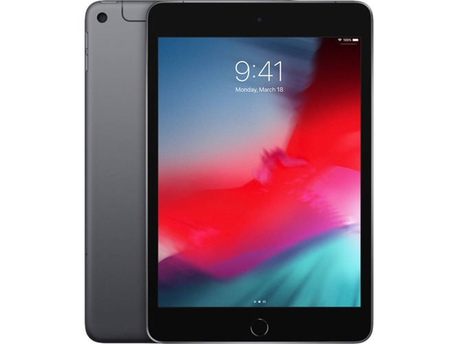 iPad Mini 2019 APPLE (7.9'' - 64 GB - Wi-Fi+Cellular - Gris Sideral)