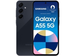 SAMSUNG Smartphone Galaxy A55 5G (6.6'' - 8 GB - 128 GB - Negro Eclipse)
