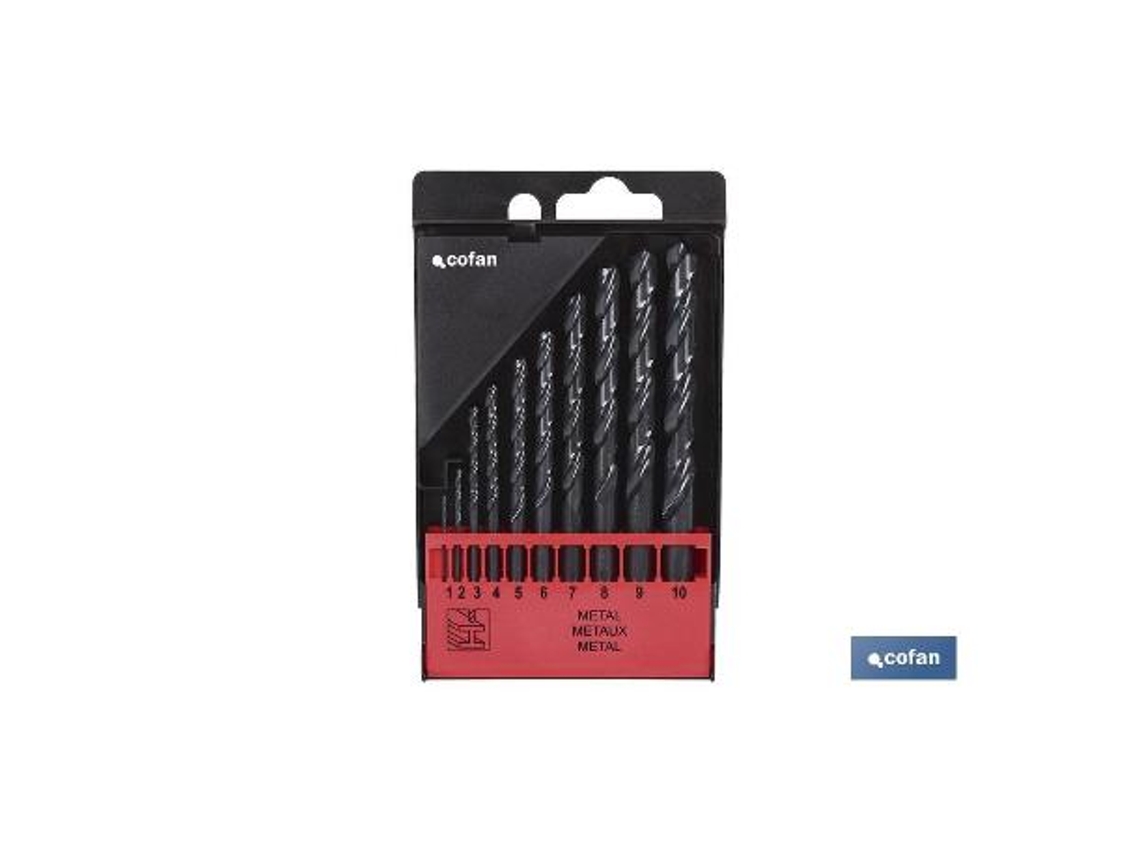 Estuche brocas hss - medidas: 2 - 8mm (6 pcs)