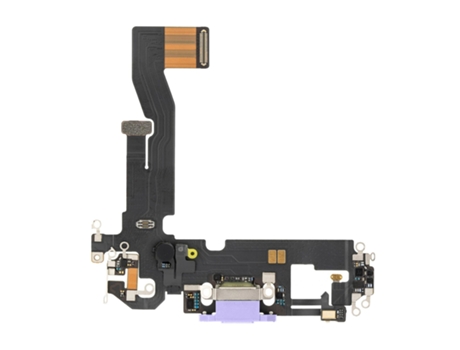 Conector Carga Lightning Micrófono iPhone 12 / 12 Pro Recambio Morado CLAPPIO