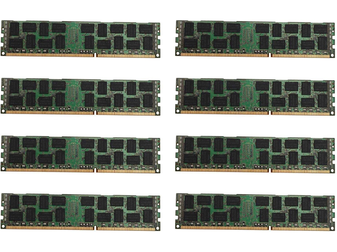 8 Módulos De Memoria Ram Ddr3 De 8 Gb A 1333 Mhz Con Ecc, Pc3l-10600r, 1,35 V, 2rx4 Reg, Para Estaciones De Trabajo Y Servidores.
