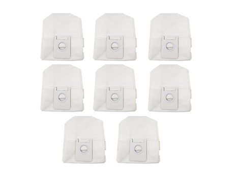 Pacote com 8 bolsas de substituição para aspirador de pó xiaomi roidmi
