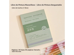 Cuaderno de bocetos, papel de 250 g/m², 40 páginas, tamaño mini. Mdug (10,5 x 14,5 cm)