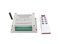 Módulo Relé 8 Canais 10a Dc 12v-36v Com Controle Remoto Para Controle De Lâmpadas E Dispositivos