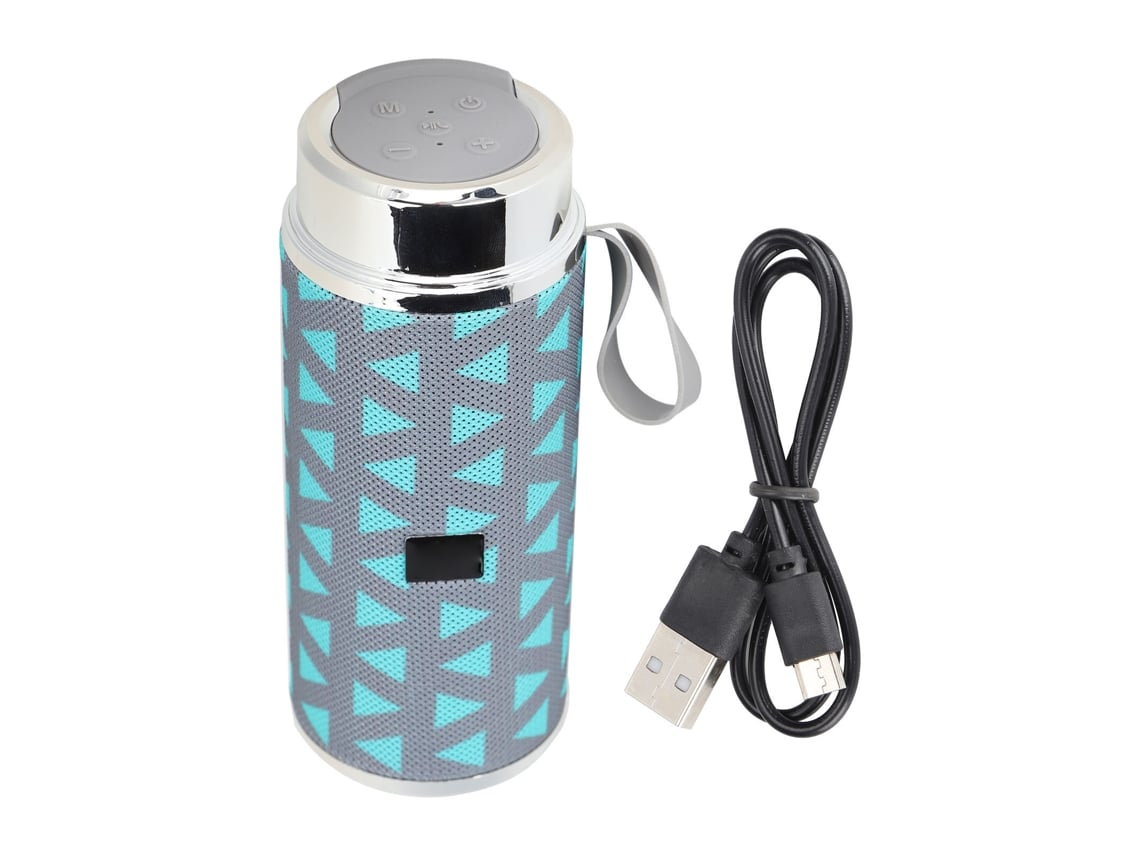 Altavoz Bluetooth Inalámbrico Ak-103 Con Llamadas Manos Libres, Entrada Aux Y Radio Fm. Altavoz Bluetooth Portátil