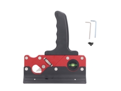 Abrazadera De Mano De Aluminio Para Carpintería Con Embellecedor De Esquina Angular, Roja.