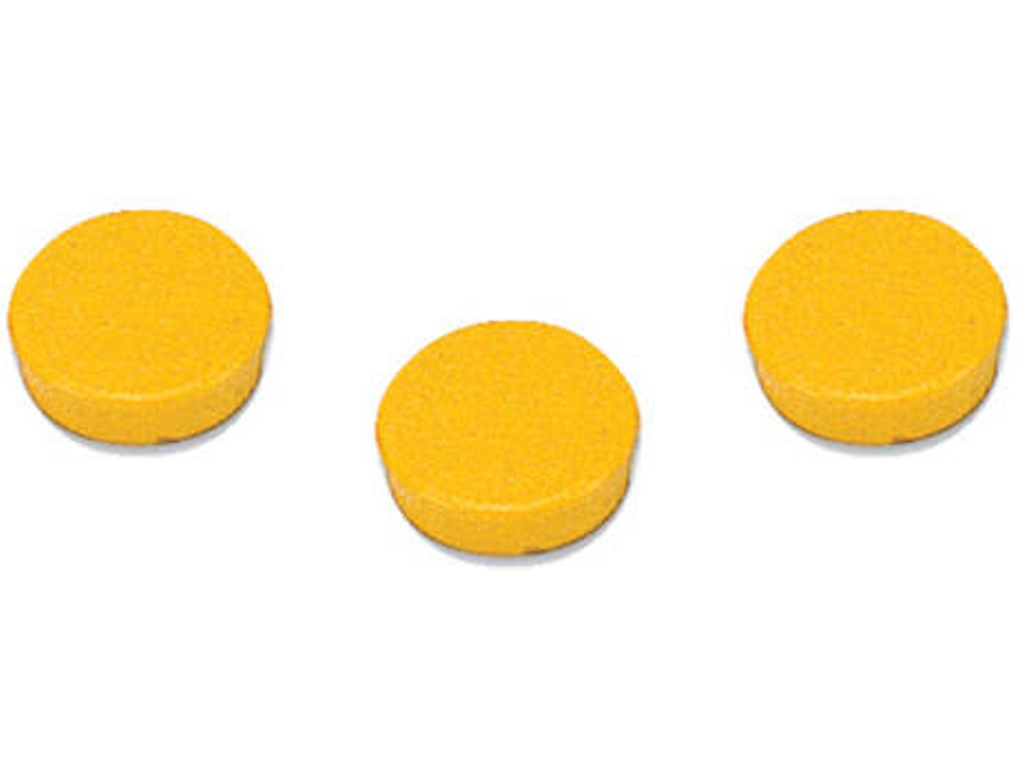 Conjunto de 10 Imanes BI-OFFICE (Amarillo - 30mm)