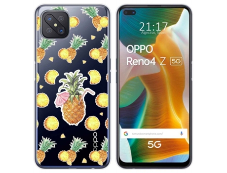 Carcasa Oppo Reno 4Z 5G TUMUNDOSMARTPHONE Dibujos Transparente