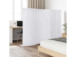 Biombo Divisor Bambú Blanco 250x165 Cm