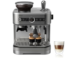 Cafetera espresso semiautomática Philips Barista Brew 250 G 15 bares, color negro