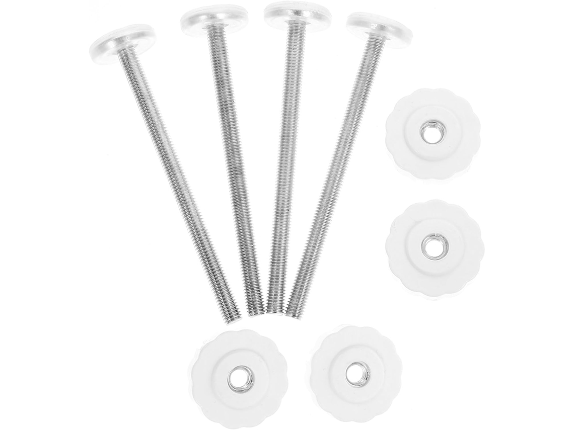 Kit De Montagem Com 4 Hastes Roscadas M8 Para Portões De Segurança De Bebês.
