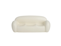 Pequeño adorno decorativo de cerámica para sofá, mesa o armario - Blanco mate