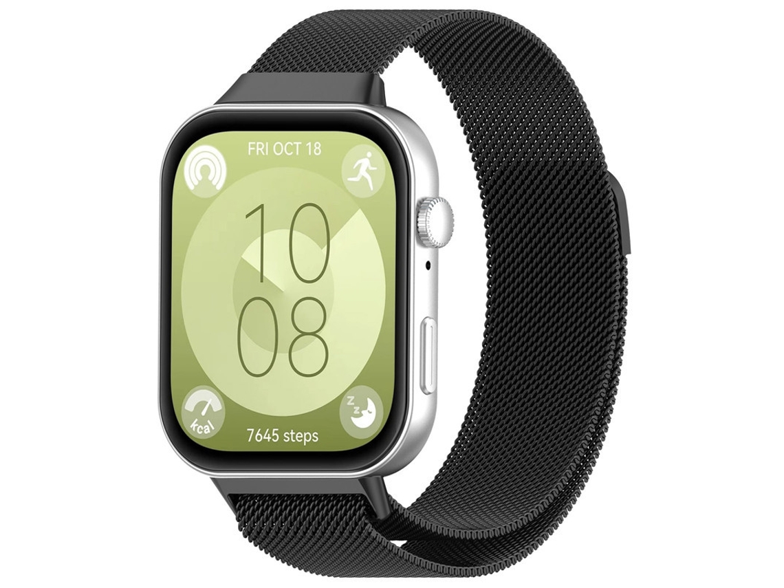 Correa para Huawei Watch Fit 4/Fit 4 Pro/Fit 3 Milanese Gertiz (negra)
