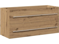 vidaxl Mueble de baño para lavabo de madera procesada marrón (100 x 38,5 x 48 cm)