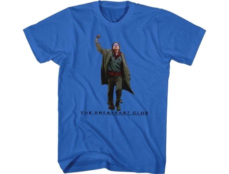 Camiseta Unisexo DEEPSTONE John Bender Fist Pump Breakfast Club Real (M)