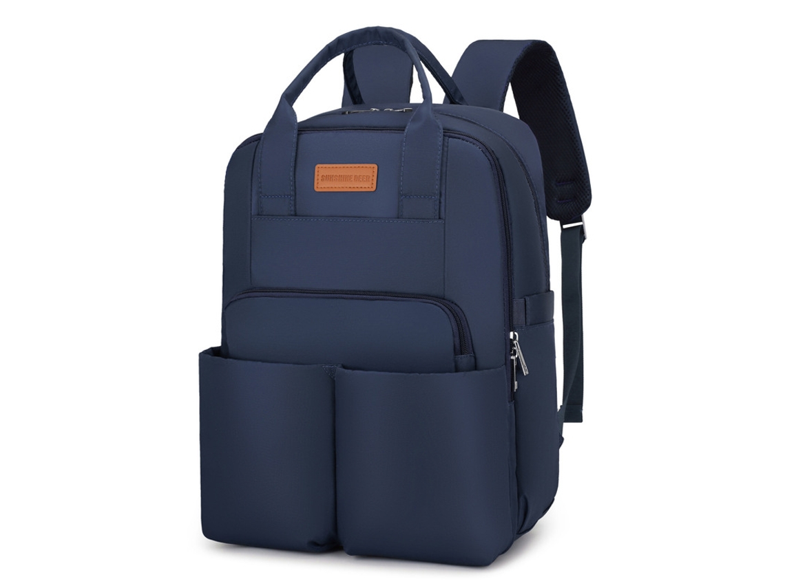 Mochila De Maternidad Czhhmart Elegante Y Cómoda Para Uso Diario Azul