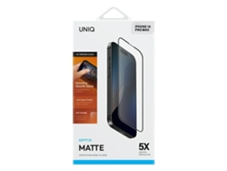 Protector de Pantalla Smartphone Templado Aplicador para iPhone 16 Pro Max UNIQ Vidrio Templado