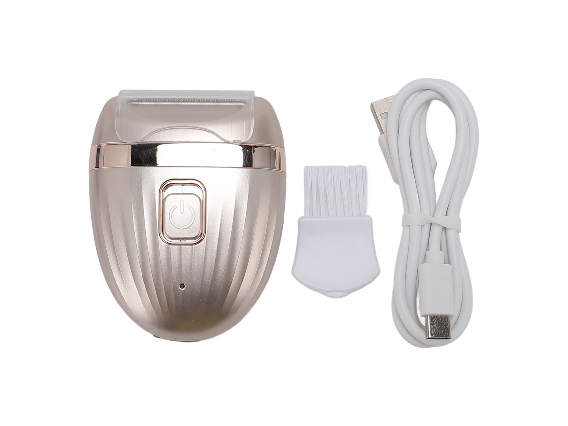 Depilador Eléctrico Recargable Usb Para Mujer Depiladora Resistente Al Agua Trimmer De Pelo Privado Oro