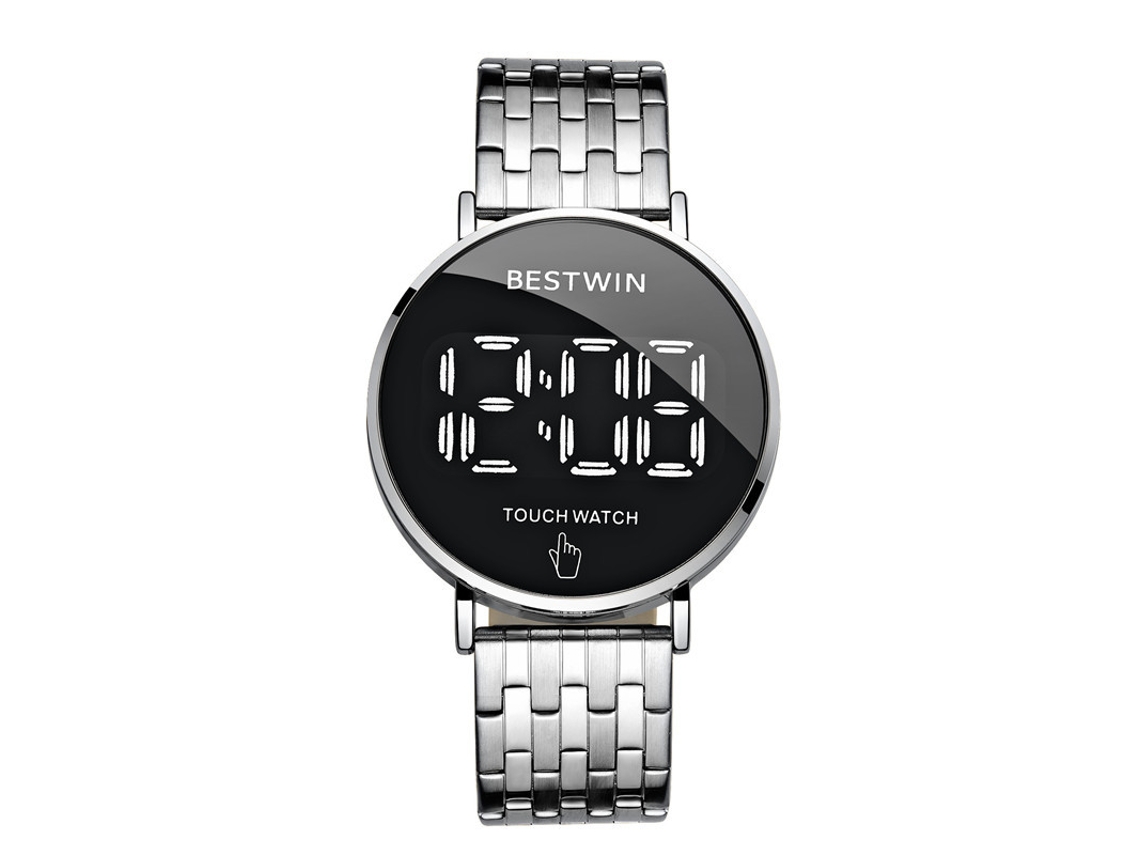 Reloj De Hombre (blanco Y Azul) Con Pantalla Táctil Digital.