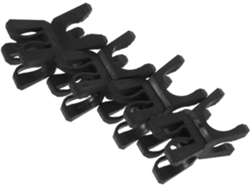 Juego de 4 clips para postes de entrenamiento, adaptadores giratorios para postes de fútbol americano y baloncesto, Gokoco