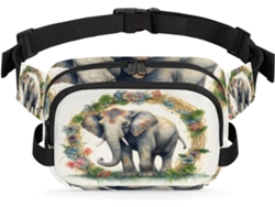 Riñonera Estampado Elefante Indio Para Mujeres Hombres Niñas Niños Riñonera Correr Practicar Deportes Hacer