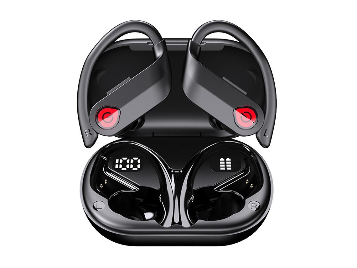 Auriculares Bluetooth True Wireless YDCY Earbud 5.3 Micrófono con cancelación de ruido Pantalla LED para entrenamiento deportivo