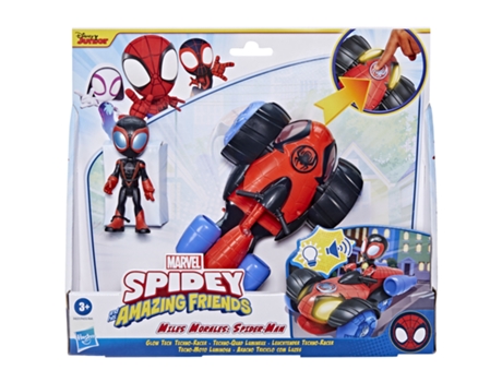 Figura de Acción SPIDEY AND HIS AMAZING FRIENDS Marvel - Tecno-Moto Luminosa