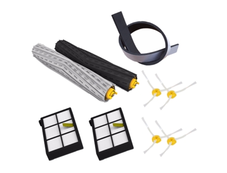 Kit de repuesto de 9 unidades por lote para piezas de Irobot Roomba, cepillo para polvo, filtro Hepa, barra de choque para Roomba 800, 870, 880, 98...