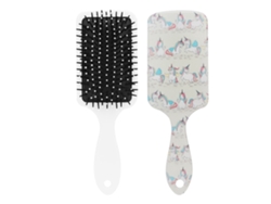 Peine Antiestático Con Imprimación Colorida Para Masaje Y Desenredar Cabello Resistente A Enredos (beige)