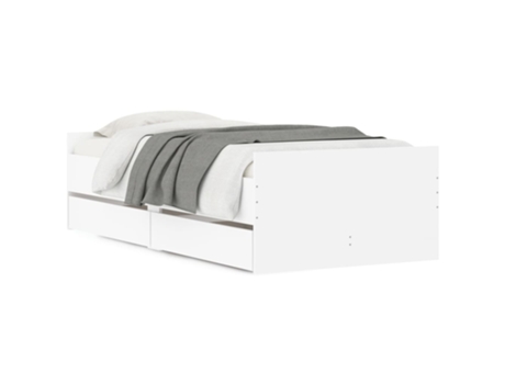 Estructura de cama con cajones VIDAXL blanco (90x200 cm)