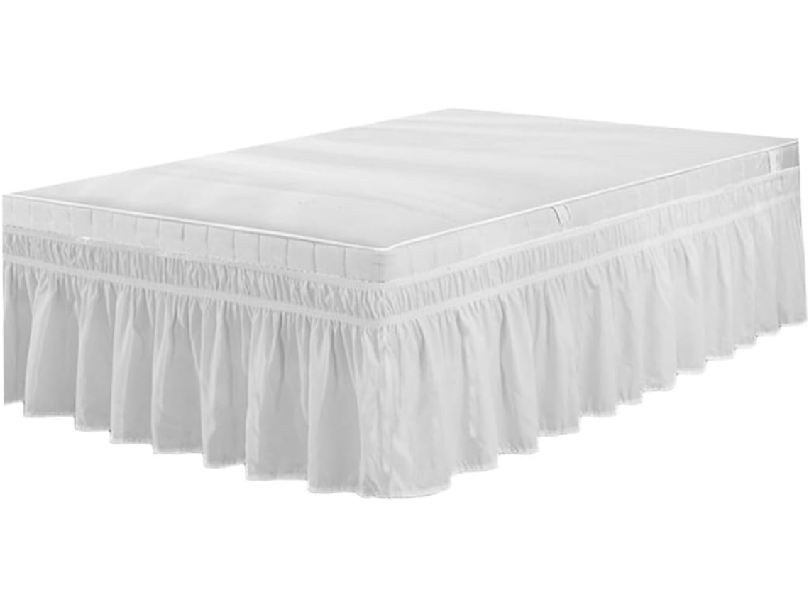 Cama Poliéster Blanco Faldón De Elástico