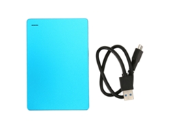 Disco Duro Externo De 1tb Usb3.0 De 2.5 Pulgadas, Ultra Delgado Y Portátil Para Pc, Tv Y Teléfono, Color Azul