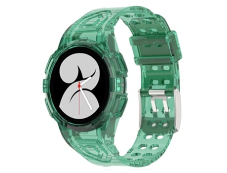 Correa TPU + PU para Samsung Galaxy Watch4 44mm - verde transparente