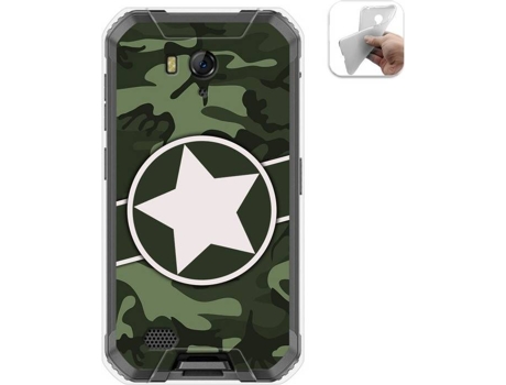 Carcasa Ulefone Armor X6 TUMUNDOSMARTPHONE Camuflaje 01 Multicolor