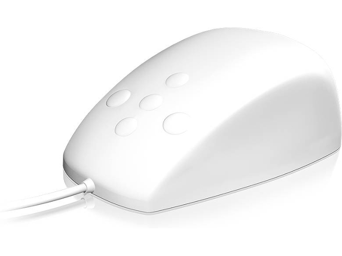 Ratón KEYSONIC KSM-3020M-W (Óptico - Blanco)