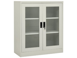 Armario de oficina VIDAXL Gris Acero (90x40x105 cm)