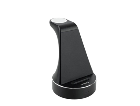 Cargador de Pared TooQ Base de Carga Inalámbrica para Apple Watch y iPhone/Smartphone, Negro Negro 15 W