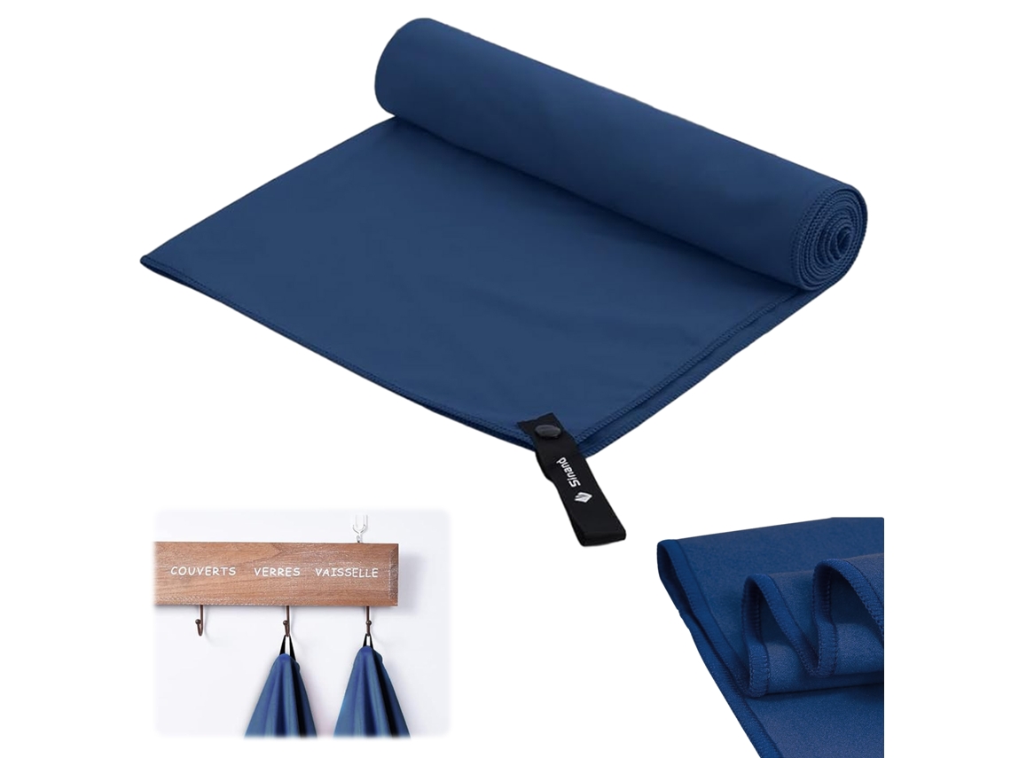 Toalla De Doble Cara 40x80 cm (azul Marino)