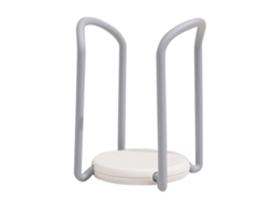 Organizador De Cuencos De Cocina, Retráctil, Multifuncional, Escurridor De Platos Ajustable, Gris Y Blanco.