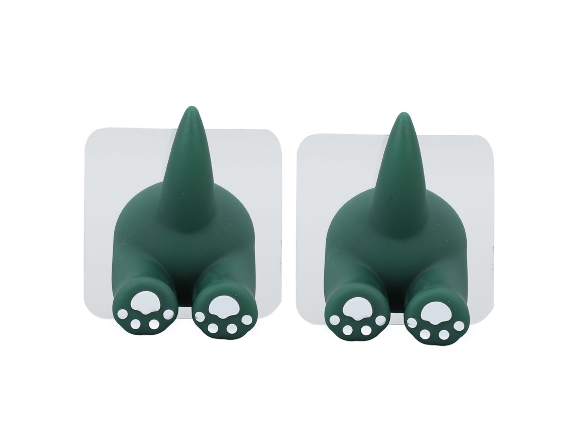 Portacepillos Para Niños 2 Piezas, Lindo Dinosaurio, Instalación de Pared, Baño, Soporte para Dientes