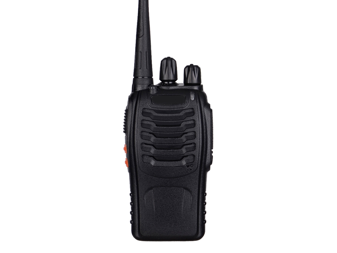 Radio Bidireccional Uhf 400-470mhz, Transceptor Fm De 16 Canales, Portátil Con Auriculares, Linterna Recargable Con Batería Y Base De Carga.